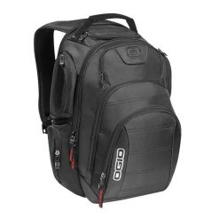 Plecak motocyklowy Ogio Rev Pack Black. Czarne plecaki męskie Ogio, bez wzorów, z materiału. Za 649.00 zł.