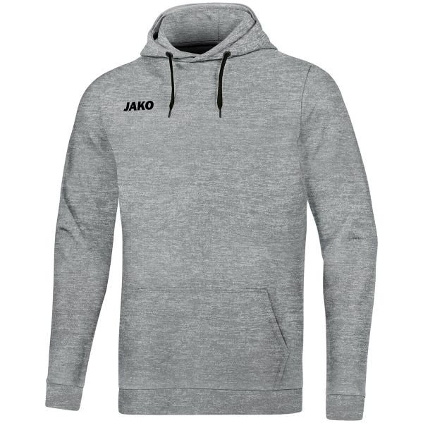 Bluza z kapturem Jako Base. Szare bluzy damskie Jako, s, bez wzorów, z bawełny, biznesowe, bez ramiączek, z kapturem. Za 260.20 zł.