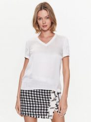 Liu Jo T-Shirt WA3146 T3378 Biały Regular Fit. Białe t-shirty damskie Liu Jo, bez wzorów, z wiskozy, bez kołnierzyka, bez ramiączek. Za 739.99 zł.