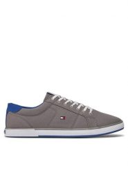 Tommy Hilfiger Tenisówki Harlow 1D FM0FM00596 Szary. Szare trampki męskie Tommy Hilfiger, bez wzorów, z materiału, bez zapięcia. Za 199.99 zł.