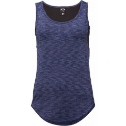 Damski top LOAP Mandara niebieski XL. Niebieskie topy damskie ZONE PERFECT, xl, bez wzorów, z elastanu, sportowe, bez kołnierzyka, bez ramiączek. Za 148.99 zł.