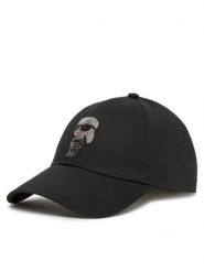 KARL LAGERFELD Czapka z daszkiem A2W33062 Czarny. Czarne czapki damskie KARL LAGERFELD, bez wzorów, z bawełny. Za 229.99 zł.