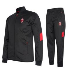 Dres Sportowy męski AC Milan. Czarne komplety dresowe męskie AC MILAN, m, bez wzorów, z dresówki. Za 442.05 zł.