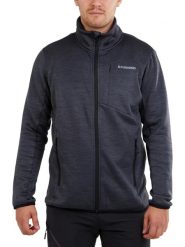 Sweter polarowy męski Fundango Jefferson Fleece. Czarne swetry męskie FUNDANGO, m, bez wzorów, z materiału, sportowe, bez kołnierzyka, bez ramiączek. Za 279.90 zł.