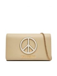 LOVE MOSCHINO Torebka JC4296PP0PK1412A Kremowy. Białe torebki do ręki damskie Love Moschino, bez wzorów, ze skóry, bez dodatków. Za 789.99 zł.