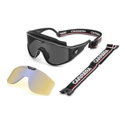 Okulary przeciwsłoneczne CARRERA CA TRANSFORMA 003 dla mężczyzn, rozmiar 99 mm. Czarne okulary przeciwsłoneczne damskie Carrera. Za 1,112.15 zł.