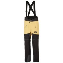 Spodnie narciarskie z szelkami Helly Hansen Odin BC Softshell. Brązowe spodnie sportowe męskie Helly Hansen, m, bez wzorów, z softshellu, narciarskie. Za 1,571.00 zł.