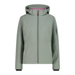 Kurtka damska turystyczna CMP 39A5006. Szare kurtki sportowe damskie CMP, xs, bez wzorów, z softshellu, bez ramiączek, bez kaptura, trekkingowe. Za 340.00 zł.