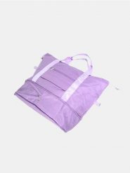 Składana torba podróżna z kieszeniami - fioletowy. Fioletowe torby podróżne damskie Sinsay, bez wzorów. Za 32.99 zł.