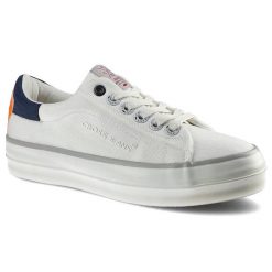 Białe Trampki Cross Jeans Damskie Modne Obuwie. Białe trampki i tenisówki damskie Cross Jeans, bez wzorów, z jeansu, bez zapięcia. Za 86.20 zł.