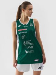 4F Tank top replika wyjazdowy z sezonu 2023/24 damski 4F x AZS UMCS Lublin - multikolor XXL. Topy damskie 4F, xxl, bez wzorów, z dzianiny, bez kołnierzyka, bez ramiączek. W wyprzedaży za 79.99 zł.