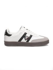 Leone Heritage damskie trampki. Czerwone trampki i tenisówki damskie LEONE 1947 APPAREL, bez wzorów, z materiału, bez zapięcia. Za 126.26 zł.