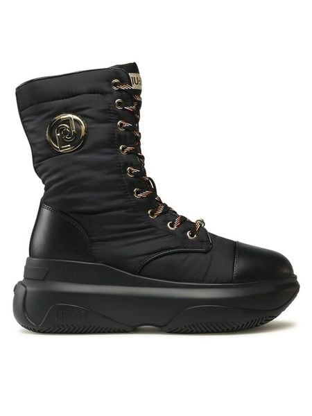 Liu Jo Botki BF3075 TX040 Czarny. Czarne botki damskie Liu Jo, bez wzorów, z materiału, bez obcasa, na płaskiej podeszwie, bez zapięcia. Za 1,169.00 zł.