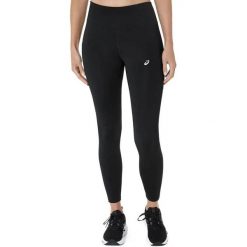 Damskie legginsy Asics Core. Czarne legginsy damskie Asics, bez wzorów, z materiału. Za 290.00 zł.