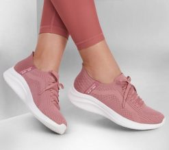 Skechers ULTRA FLEX 149710 MVE Łosoś. Obuwie sportowe damskie Skechers, bez wzorów, bez zapięcia. Za 444.99 zł.