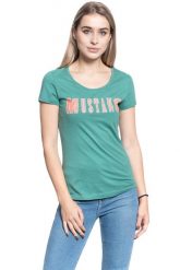 T-SHIRT DAMSKI MUSTANG ALEXIA C PRINT DEEP SEA 1009641 6318. Niebieskie t-shirty damskie Mustang, s, bez wzorów, bez kołnierzyka, bez ramiączek. W wyprzedaży za 39.99 zł.