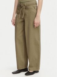 ONLY Jeansy Gianna 15372521 Khaki Straight Leg. Brązowe jeansy damskie ONLY, bez wzorów, z bawełny. Za 131.99 zł.