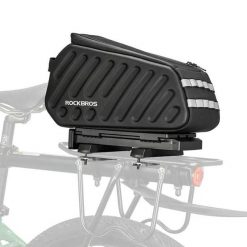 Sakwa, torba rowerowa na bagażnik Hard Shell EVA ROCKBROS wodoodporna 7,5 l. Czarne torby na ramię męskie ROCKBROS, z materiału, duże. Za 289.99 zł.