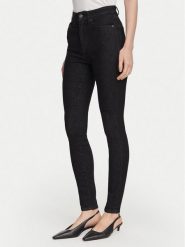 BOSS Jeansy Maye 50518253 Czarny Super Skinny Fit. Czarne jeansy damskie Boss, bez wzorów, z bawełny. Za 449.99 zł.