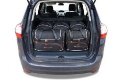 Torby Do Bagażnika Ford Grand C-Max 2010-2015 5Szt Kjust. Czarne torby podróżne damskie KJUST, bez wzorów, z kauczuku. Za 1,491.00 zł.