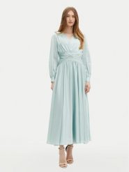 Guess Sukienka wieczorowa W5PK1X WD8G2 Zielony Regular Fit. Zielone sukienki damskie Guess, m, z aplikacjami, z syntetyku, wizytowe, bez kołnierzyka, bez ramiączek. Za 529.99 zł.