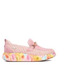 Laura Vita Półbuty Nikito 76 Różowy. Czerwone półbuty damskie Laura Vita, bez wzorów, ze skóry, bez obcasa, na płaskiej podeszwie, bez zapięcia. Za 519.99 zł.