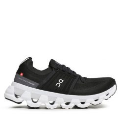 Buty do biegania On. Czarne obuwie sportowe damskie On, bez wzorów, bez zapięcia, do biegania. Za 599.99 zł.