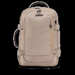 Wings Kabinowy Plecak Torba 2W1 Tanager Beige. Brązowe plecaki męskie Wings, bez wzorów, z materiału. Za 149.90 zł.