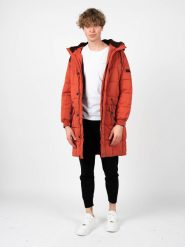 Pepe Jeans Kurtka "Jaden Parka" | PM402595 | Jaden | Mężczyzna | Pomarańczowy. Brązowe kurtki męskie Pepe Jeans, l, bez wzorów, z bawełny, bez kaptura. W wyprzedaży za 729.00 zł.