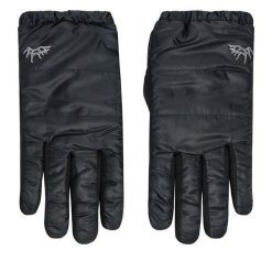 Rękawiczki Elmer. Czarne rękawiczki damskie Elmer, bez wzorów, z dzianiny. Za 319.99 zł.