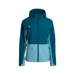 Kurtka damska typu soft shell LANETTE W, wodoodporna, wiatroszczelna i termiczna. Niebieskie kurtki sportowe damskie IZAS, bez wzorów, z softshellu, bez ramiączek, bez kaptura, trekkingowe. Za 443.43 zł.
