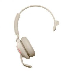 Słuchawki nauszne bezprzewodowe Jabra Evolve2 65 UC Mono Link380a, beige. Brązowe słuchawki nauszne JABRA. Za 512.99 zł.