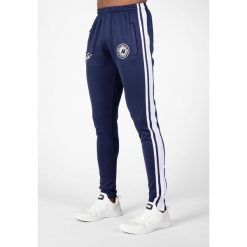 Stratford Track Spodnie - Granatowy. Niebieskie spodnie sportowe męskie GORILLA WEAR, xl, bez wzorów, z dresówki, na fitness i siłownię. Za 212.00 zł.