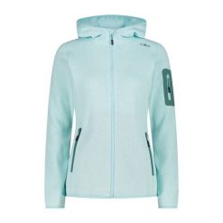 Bluza damska turystyczna CMP 3H19826. Białe bluzy damskie CMP, na zimę, l, bez wzorów, z materiału, bez ramiączek, z kapturem. Za 296.55 zł.