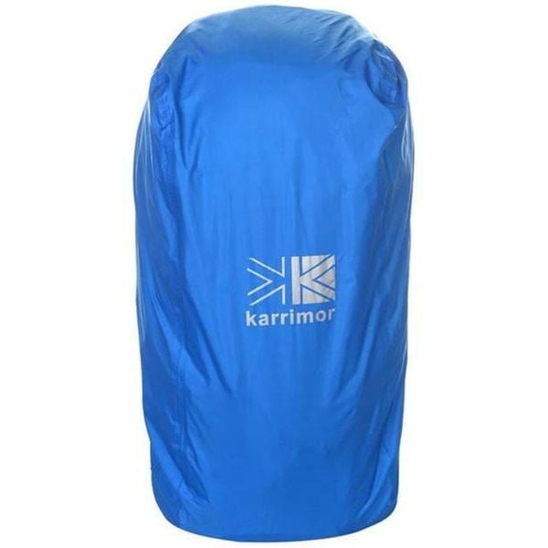 Wodoodporny pokrowiec na plecak Karrimor 35-50L. Niebieskie plecaki męskie Karrimor, bez wzorów, sportowe. W wyprzedaży za 38.69 zł.
