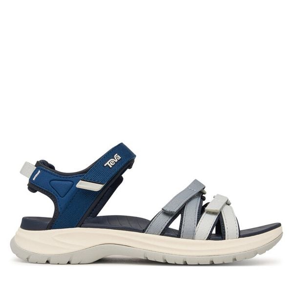 Sandały Teva. Niebieskie sandały damskie Teva, bez wzorów, bez obcasa, bez zapięcia. Za 368.99 zł.