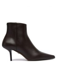 Max Mara Botki Mxalightbootie 2624796032600 Brązowy ciemny. Brązowe botki damskie Max Mara, bez wzorów, ze skóry, bez obcasa, na szpilce, bez zapięcia. Za 3,279.00 zł.