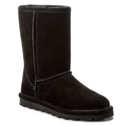Śniegowce Bearpaw. Czarne śniegowce damskie Bearpaw, bez zapięcia. Za 469.99 zł.