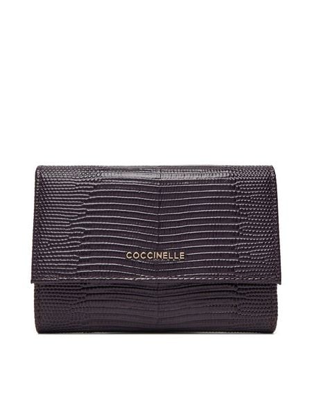 Coccinelle Portfel TL4 Metallic Lizard E2 TL4 11 66 01 Fioletowy. Fioletowe portfele damskie Coccinelle, ze skóry. Za 699.99 zł.