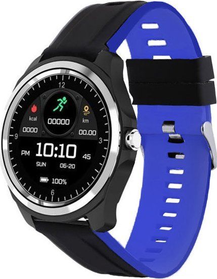 Smartwatch Pacific 26-4 Czarno-niebieski (PACIFIC 26-4). Czarne zegarki smartwatch Pacific, bez wzorów. Za 173.99 zł.