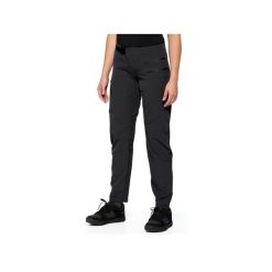 Spodnie damskie 100% Airmatic. Czarne spodnie sportowe damskie 100%, bez wzorów, sportowe, rowerowe. W wyprzedaży za 349.70 zł.
