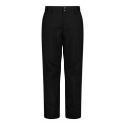 Spodnie narciarskie męskie CMP 33W1157. Czarne spodnie sportowe męskie CMP, m, bez wzorów, narciarskie. Za 429.99 zł.