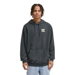 Bluza z kapturem dla Mężczyzn SKULL STORM Czarny. Czarne bluzy męskie DC Shoes, m, bez wzorów, z bawełny, klasyczne, bez ramiączek, z kapturem. Za 369.99 zł.