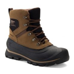 Buty trekkingowe męskie Sorel Buxton Lace. Czarne trekkingi męskie Sorel, na zimę, bez zapięcia. Za 598.99 zł.