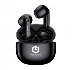 PowerLocus Wireless Earbuds Vibe (Black). Czarne słuchawki bezprzewodowe PowerLocus. Za 84.66 zł.