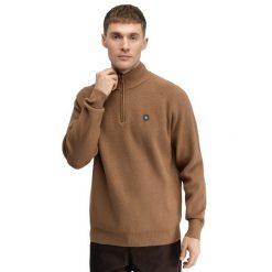 Męski sweter golfowy Siroko Fade Brown. Brązowe swetry męskie SIROKO, m, bez wzorów, z materiału, sportowe, bez kołnierzyka, bez ramiączek. Za 297.00 zł.