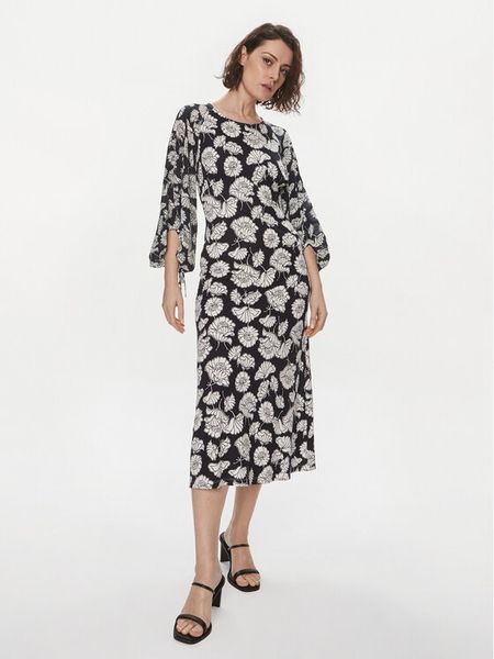 Weekend Max Mara Sukienka codzienna Yellow 2415621071 Granatowy Regular Fit. Niebieskie sukienki damskie Weekend Max Mara, na co dzień, s, bez wzorów, z wiskozy, bez kołnierzyka, bez ramiączek, proste. Za 849.99 zł.