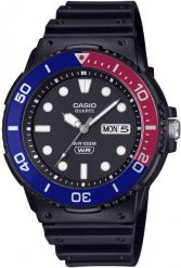 Zegarek męski Casio MRW-230H-1E2VEF czarny. Czarne zegarki męskie Casio, bez wzorów. Za 165.96 zł.