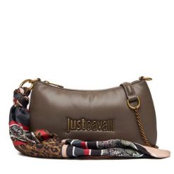 Torebka Just Cavalli. Brązowe torebki do ręki damskie Just Cavalli, bez wzorów, bez dodatków. Za 579.99 zł.