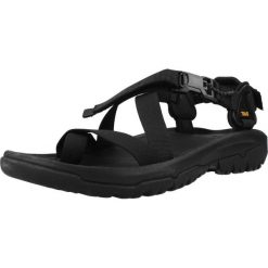 Sandały TEVA W HURRICANE TERR Czarny. Czarne sandały damskie Teva, bez wzorów, z tkaniny, bez obcasa, bez zapięcia. Za 313.99 zł.